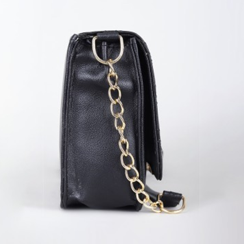 PU Structured Sling Bag with Quilted