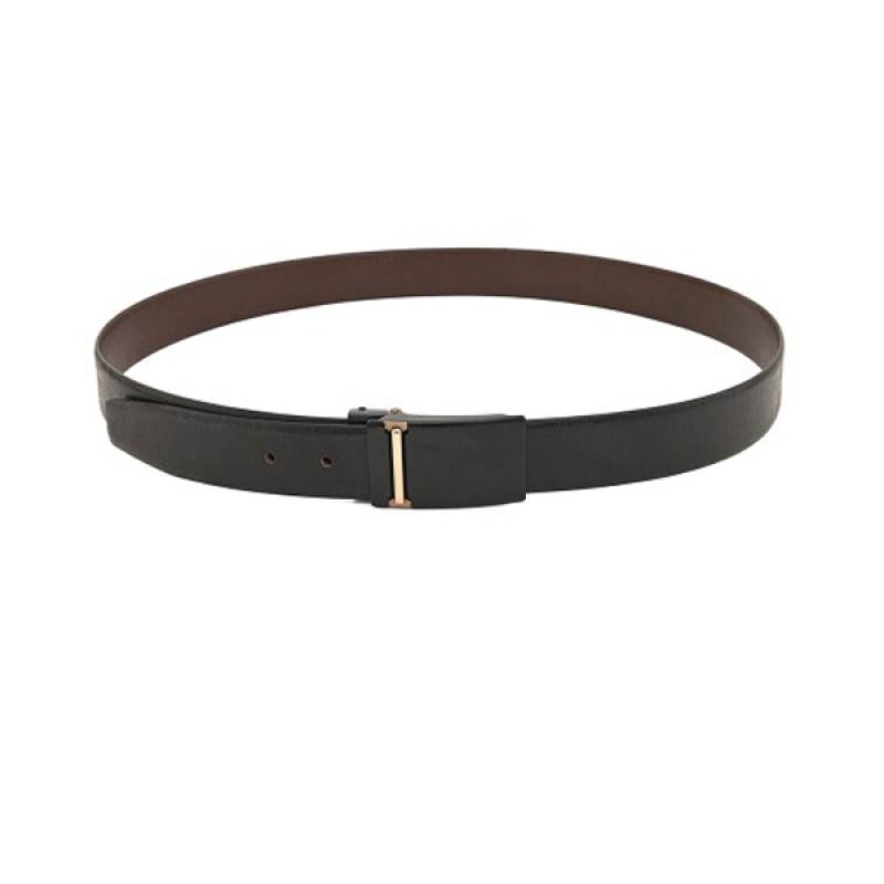 Men Textured Leather Formal Belt